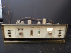 vtg Stromberg Carlson SR 445 A AM/FM Tube Tuner TESTED WORKS