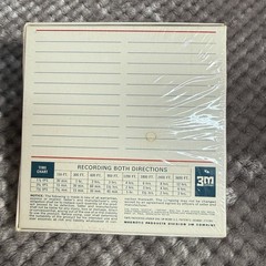 Sealed Vintage Recording Tape Scotch Magnetic 111 3M 5″Reel 1/4″ x 1200 feet