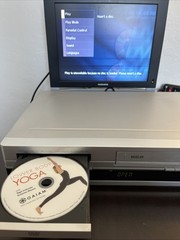 RCA DRC6100N DVD VCR Combo Player VHS Tape Cassette Recorder DVD Tested Working