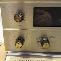 The Fisher 400 Tube FM Multiplex Stereo Receiver As Is For Parts