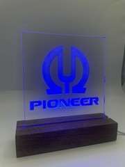 Pioneer SPEC-4 Stereo Power Amplifier Vintage LED Sign