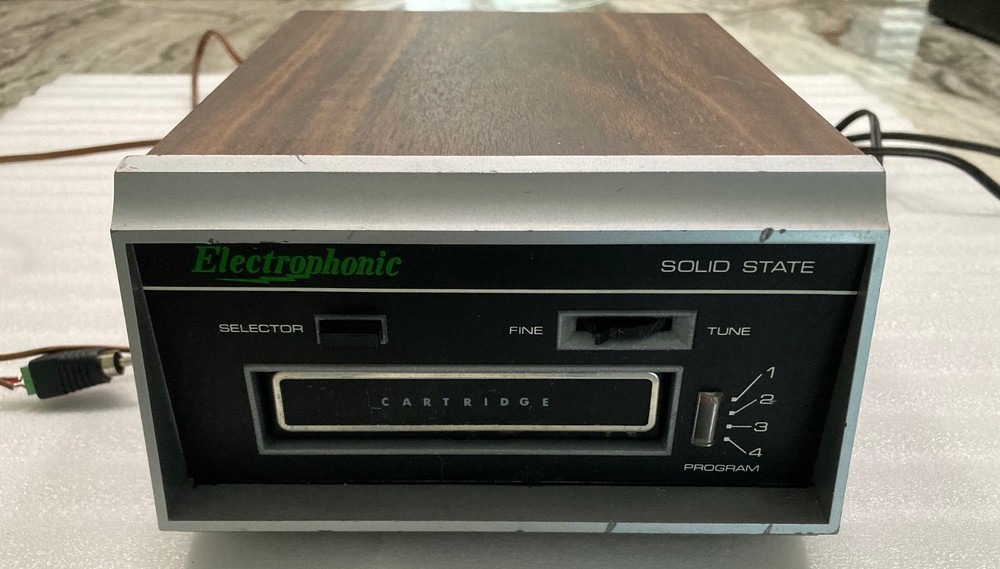 Vintage Morse Electrophonic T109 8 Track Stereo Cartridge Deck Partially Working