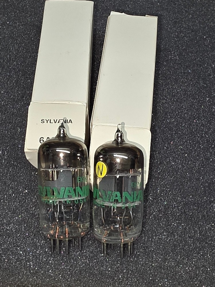 2 PCS SYLVINIA 6AN8A DYNACO MARK III AMPLIFIER TUBE (NOS)