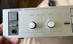 Kenwood KA-31 Stereo Integrated Amplifier A and B 2 Channel Speaker System