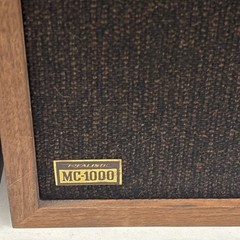 Realistic MC-1000 Stereo Wood Cabinet Speakers Vintage Pair (2) Working Japan