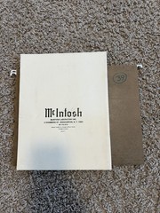 McIntosh MR 78 Solid State FM/AM Stereo Tuner Owner’s Manual
