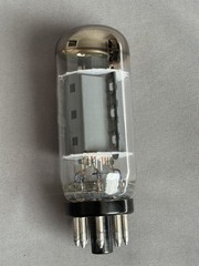 GE 7591A Tube Coin Base top halo getter tests NOS
