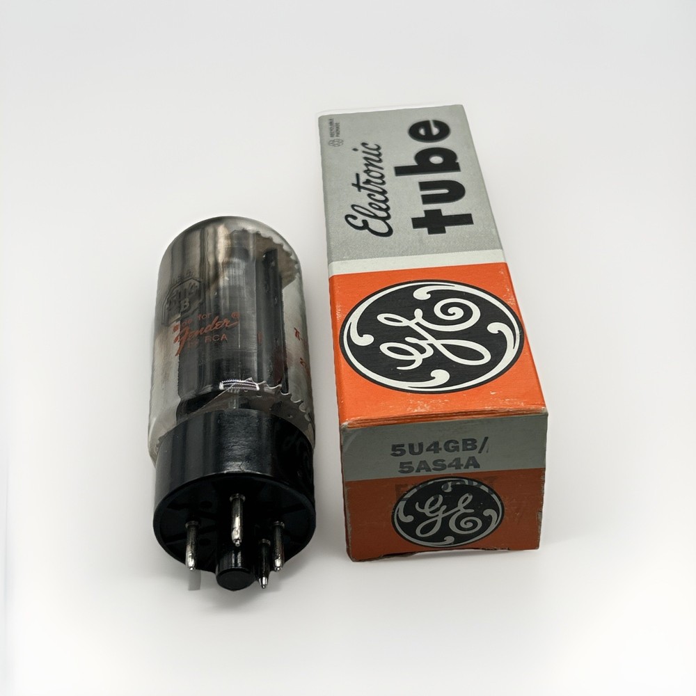 Fender General Electric 5U4GB/5AS4A Electronic Tube See pics
