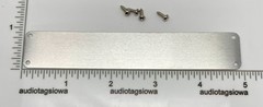 Fender Super-Amp Case Badge Custom Made Aluminum with Screws