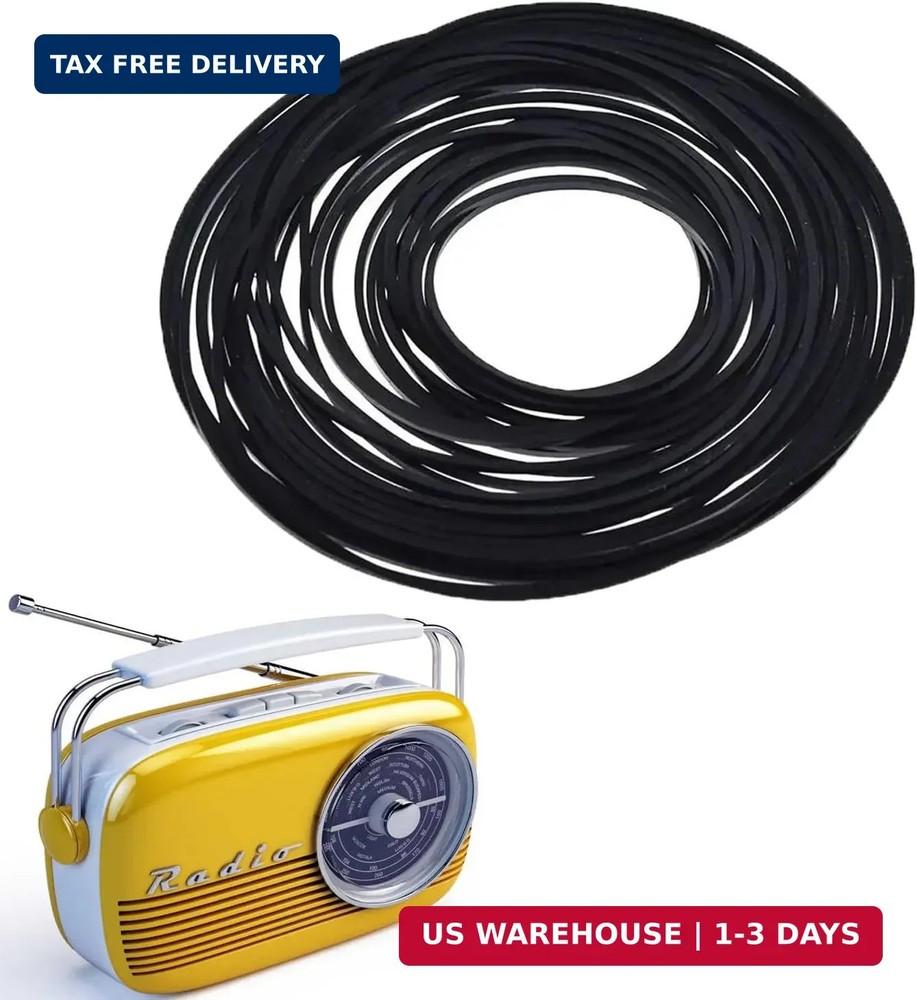 100pcs Recorder Rubber Belts, 40-135mm Cassette Recorder Repair Maintenance Mix