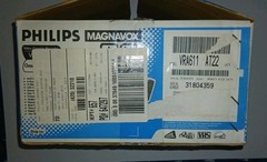 Philips Magnavox VRA611AT VHS VCR 4-Head Hi-Fi Player New In Box /Opened Box