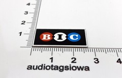 BIC Turntable Badge Logo For Dust Cover Metal Custom Made