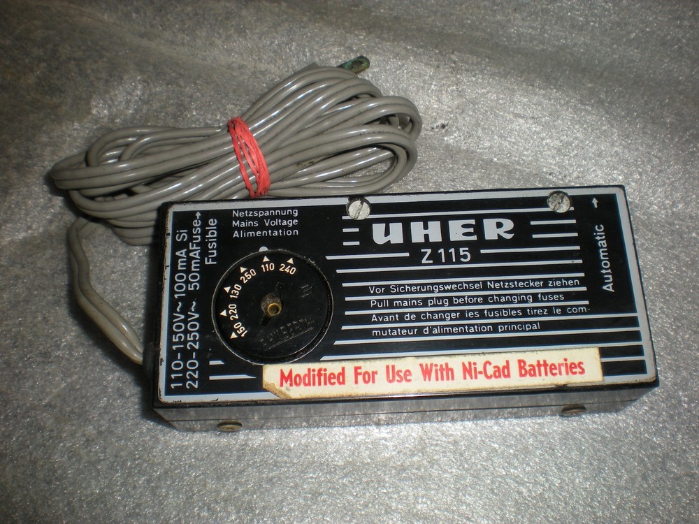 UNTESTED Vintage UHER Z115 Reel to Reel Power Supply