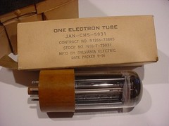 NOS Sylvania Electric 5931 ELECTRON TUBE JAN-CHS-5931 1950’s-60’s