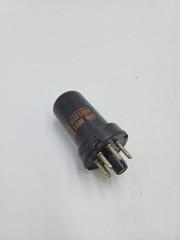 RCA 12SJ7 Electronic Radiotron Vacuum Tube Plug-In 8-Pin Octal Black Cylindrical