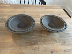 (2) Vintage 1987 EPI 10” Woofer Speaker 2682 Epicure Tested Works FREE SHIPPING