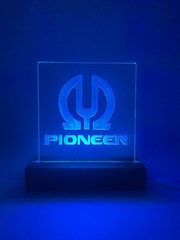Pioneer SPEC-4 Stereo Power Amplifier Vintage LED Sign