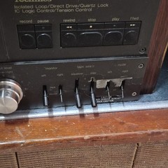 Technics RS-1500US Reel-to-Reel Tape Recorder Deck w/ Wood Side Panels