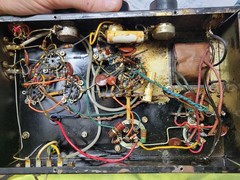 w/ Test Video: Knight KM-15 12W Tube Amplifier w/ 12AX7’s 6BQ5’s & Cage Cover