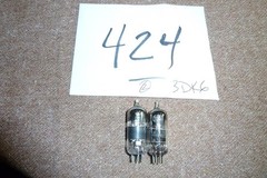 2 – 3DK6 Glass Amplifier Vacuum Tubes Item #424