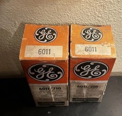 General Electric 6011 / 710 Thyratron Vacuum Tube NOS Grid Controlled Rectifier