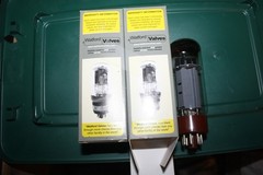 1 PAIR of NOS Marshall EL34 B Tubes Brand New Old Stock Burnt Tested and Matched