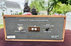 Pair of Vintage Microstatic Micro Acoustics MS-1 External Tweeters Wood Case