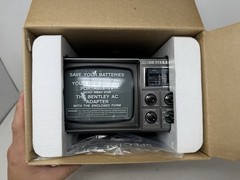 Bentley Deluxe Portable 5-Inch Black & White Television Model 100C New Open Box