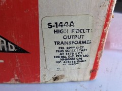 Triad S-144A Output Transformer in Box NOS for Tube Amplifier 25 Watts 10-50KHz