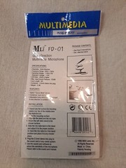 Vintage OMNI-Directional Multimedia Gooseneck Microphone 1996 NOS MLi FD-01