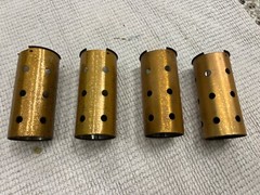 Pair of vacuum tube screening shields, suitable for Leak TL12.1 amplifier.
