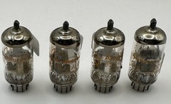 LOT OF 4 – AMPEREX – 6DJ8 / ECC88 – VACUUM TUBES – TESTED