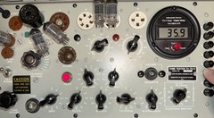 (1) 1950s Blackplate 12AX7 Tubes By Canadian Marconi/GE Tested On TV7-D/U Tester