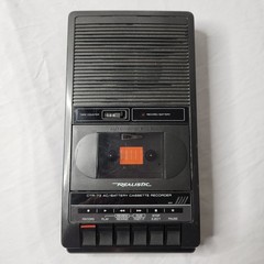 Realistic CTR-73 Portable Cassette Tape Recorder W/ Blank Tapes & Power Tested