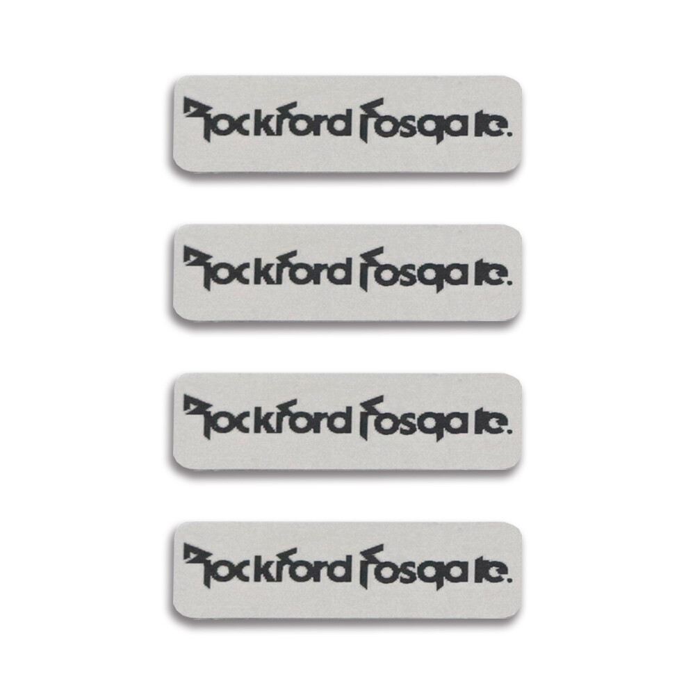 Rockford Fosgate Speaker Logo Badge Custom Made 32.5mm(1.28″)X11mm(0.43″)