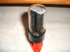 (1) GE 5Y3GT Black Plate Rectifier Tube Hickok 539C Tested