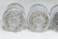 Matched Quad Telefunken ECC82/12AU7 Long Ribbed Plate Diamond Bottom 1956 Strong