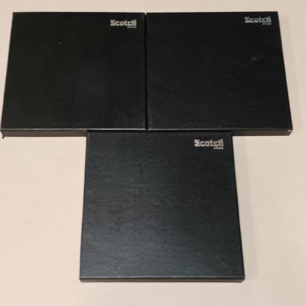 Scotch 206 Recording Tape LOT OF 3( 7″ Reels Hi Output/Low Noise) FOR MASTERING
