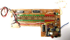BIC T 4M CASSETTE DECK DISPLAY BOARD WITH ALL PARTS & WIRES ATTACHED USED
