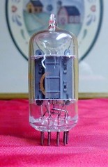 Vintage RCA 12AU7A PLATINUM PLUS GRADE Clear Top Preamp Tube = (6189 5814 7316)