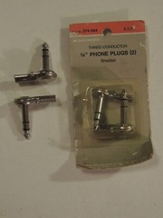 1/4″ Archer Phone Plugs 2 Conductor 6.35 mm Radio Shack Tandy Co 274-1536