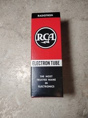 NOS 5U4GB 5AS4A RCA Legendary Black Plate Rectifier 1963 Strong See Test