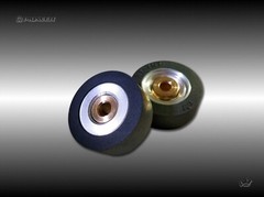 Pioneer RT-707 / 701 New Pinch Roller : Pulley with logo on the rear