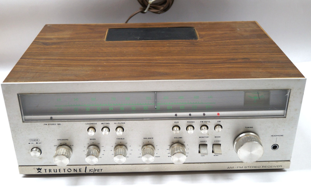 Vintage TrueTone IC/FET REC-8700A-87 AM FM Stereo Receiver READ WORKING C131