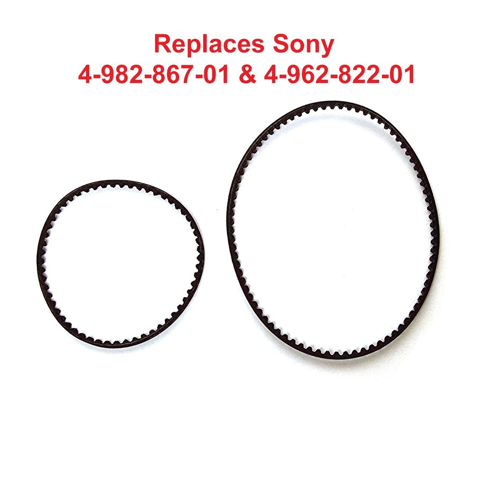 Replacement 4-982-867-01, 4-962-822-01 Belts for Sony 200-Disc CD Changers