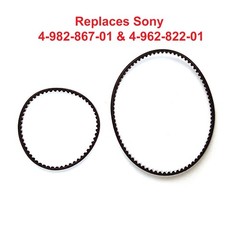Replacement 4-982-867-01, 4-962-822-01 Belts for Sony 200-Disc CD Changers