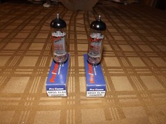 PREMIUM (2) EL84 / 6BQ5 matched and( 1 ) 12AX7 look great FENDER TUBES