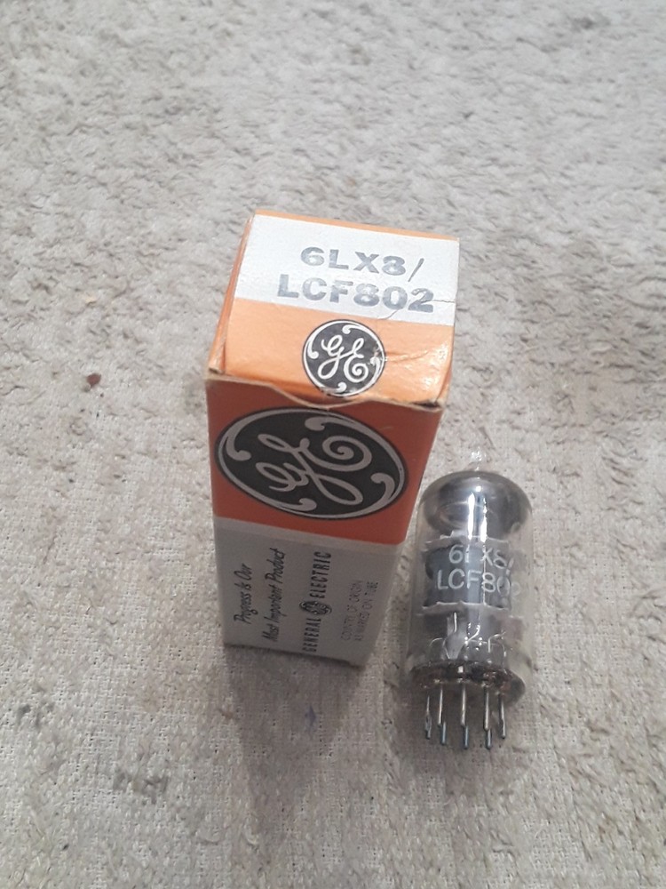 NOS GE 6LX8 / LCF802 Vacuum Tube