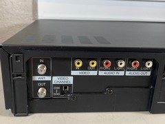 Parts Repair Only Mitsubishi HS-U50 VCR w/ OEM Remote Control Box VHS Player