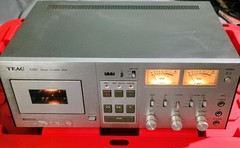 Rare Vintage Teac A-650 Stereo Cassette Deck Japan Sold For Repair UNTESTED
